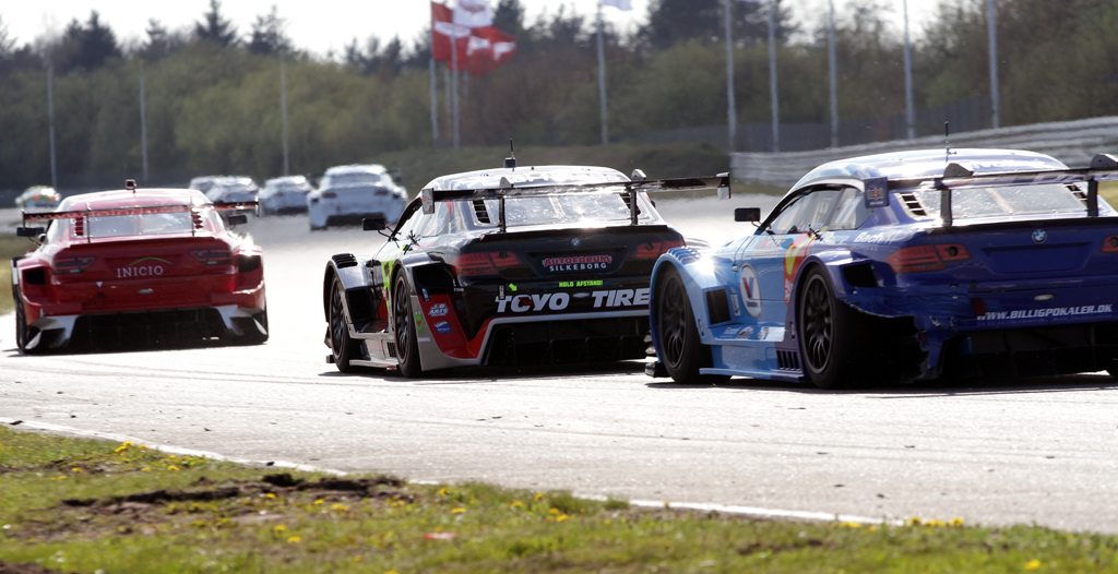 Bagenden var hel efter første løb
(Foto: Motorsporten.dk)